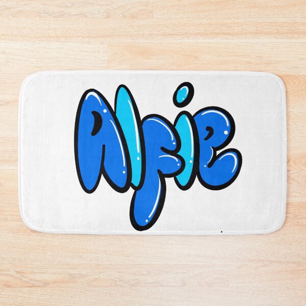 Item preview, Alfie name in blue Top 10 best personalized gifts boys and men  personalised Graffiti name Alfie designed and sold by Artonmytee.