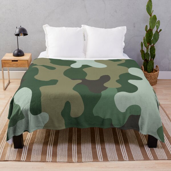Item preview, Abstract camouflage pattern Design featuring muted greens, khaki, and light brown. designed and sold by HEMRO.