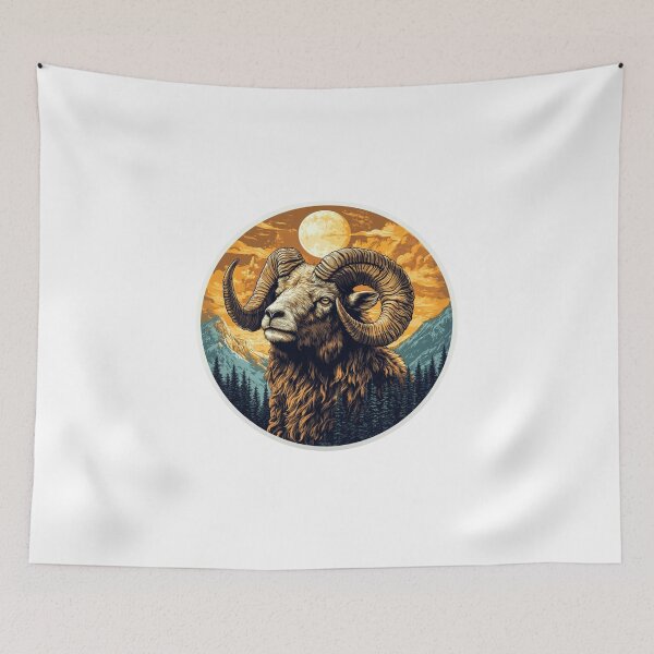 Item preview, Cute ram // angry ram // flowers // majestic // ram poster // hunter designed and sold by SMARTKIT  DESIGNAGENCY.