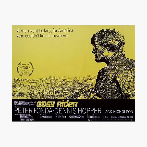 Easy Rider Lobby Card Photographic Print