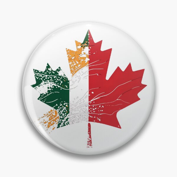 Item preview, Ireland Canada - Irish Canadian Maple Leaf Design designed and sold by REAL IRISH GIFTS.