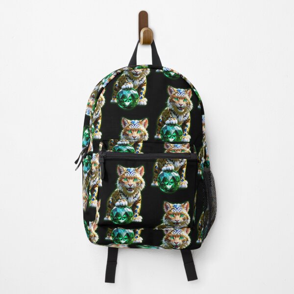 Item preview, The young leopard with an emerald ball designed and sold by CamillaCreation.