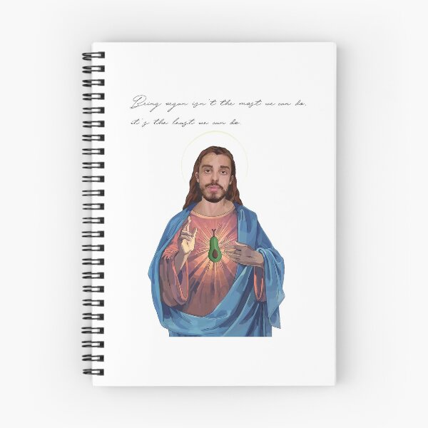 Item preview, Vegan Jesus (earthling ed quote) designed and sold by blythely.