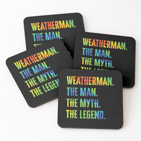 Item preview, Weatherman Meteorologist The Man Myth Legend designed and sold by ivotee.