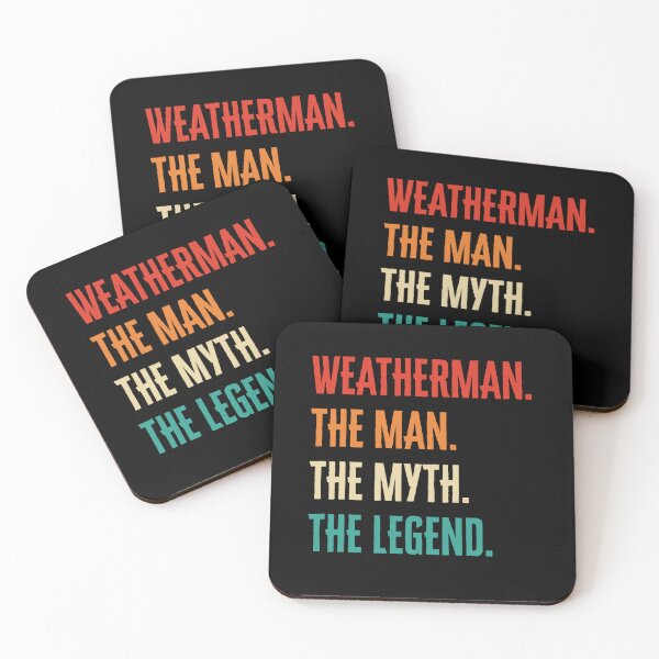 Item preview, Weatherman The Man Myth Legend Retro Vintage Funny Meteorologist  designed and sold by ivotee.
