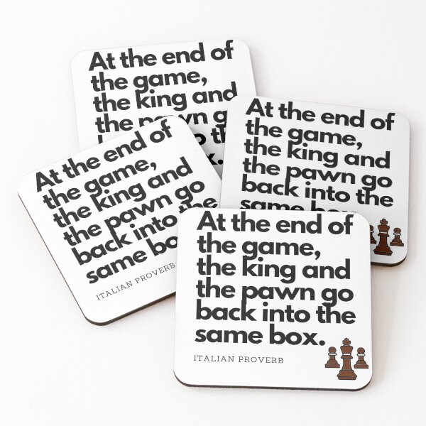Item preview, King and Pawn - Same Box designed and sold by ThoughtTangents.