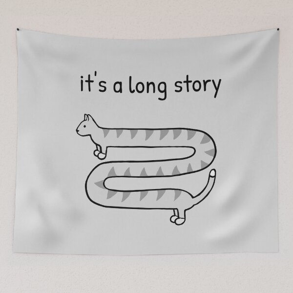 Item preview, It's a long story designed and sold by Purr95.