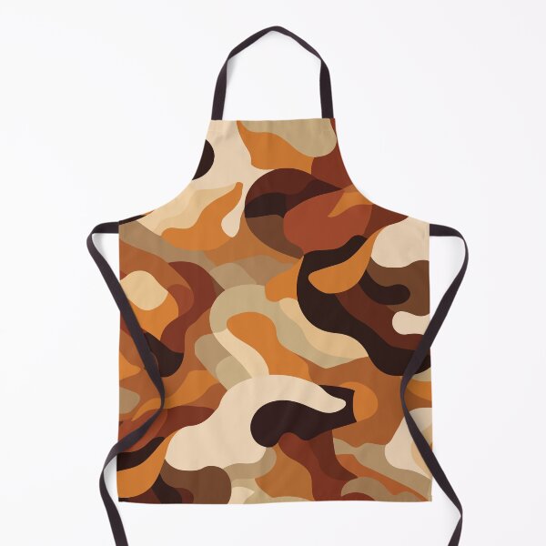 Item preview, A camouflage pattern Design with warm, rich tones like chocolate brown, caramel, and ochre designed and sold by HEMRO.