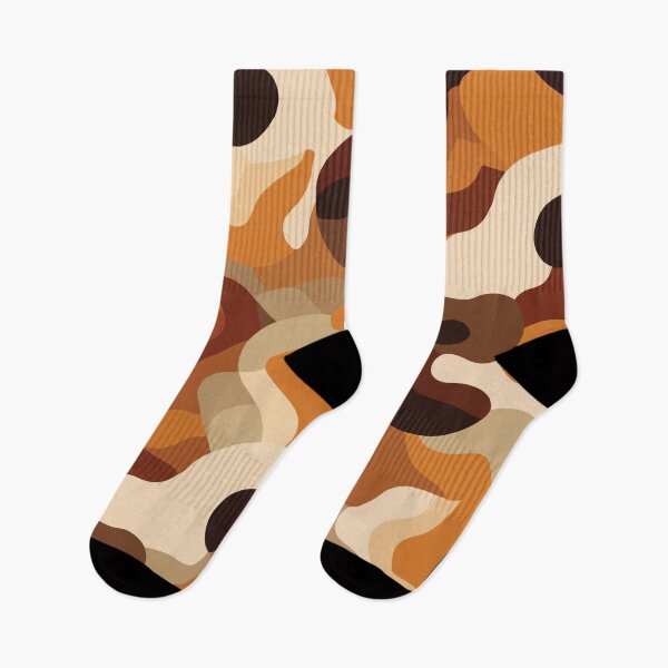 Item preview, A camouflage pattern Design with warm, rich tones like chocolate brown, caramel, and ochre  designed and sold by HEMRO.
