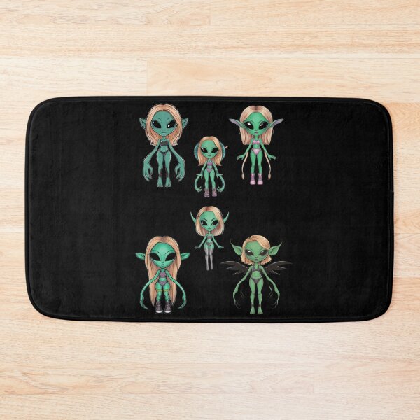 Item preview, Green alien girls in the group designed and sold by MargoMalej.