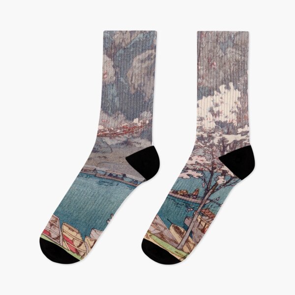Item preview, Cherry Trees of Arashiyama by Yoshida Hiroshi designed and sold by Takeda-art.