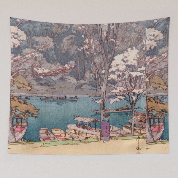 Item preview, Cherry Trees of Arashiyama by Yoshida Hiroshi designed and sold by Takeda-art.