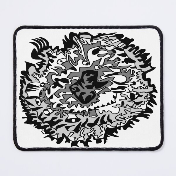 Item preview, Contortion - Grayscale designed and sold by ZikuPrints.