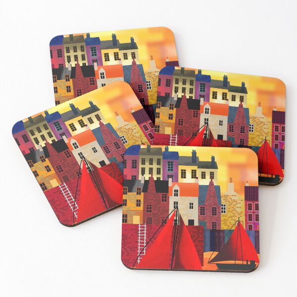 Item preview, Colourful Seaside Town designed and sold by Andrew  Hitchen.