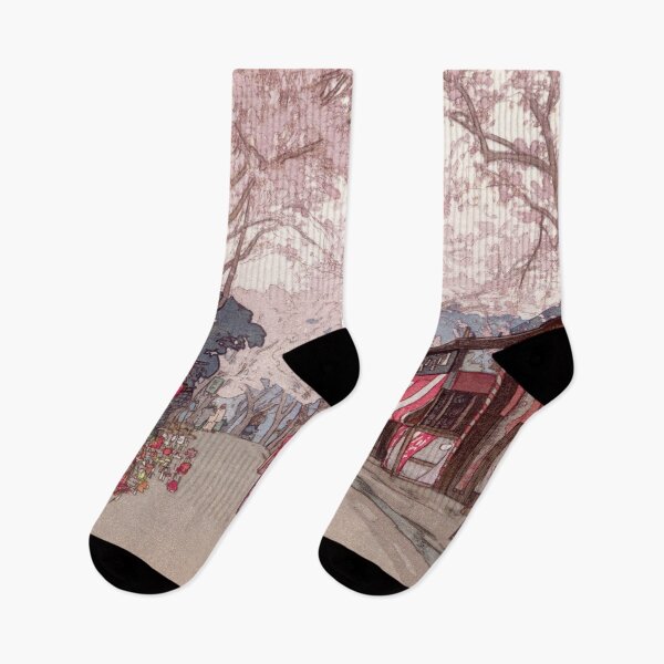 Item preview, Avenue of Cherry Trees by Yoshida Hiroshi designed and sold by Takeda-art.