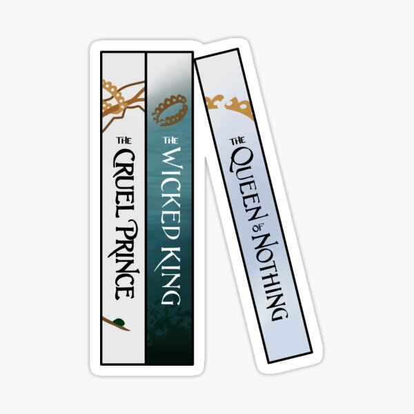 Item preview, The Folk Of The Air Series Cruel Prince, Wicked King and Queen Of Nothing Book Spines designed and sold by AveryBMS.