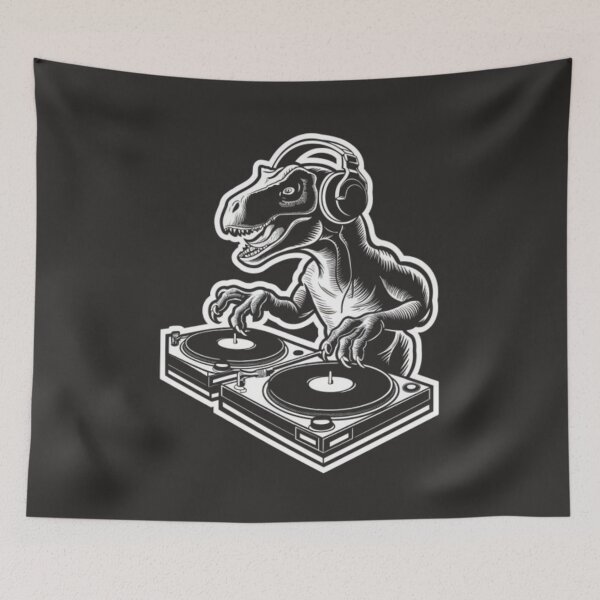 Item preview, Dj Dinosaur designed and sold by 123ks.