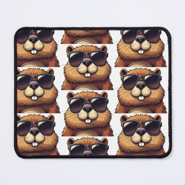 Item preview, Beaver wearing sunglasses cool vintage designed and sold by jnhayes13.