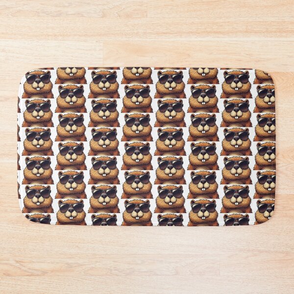 Item preview, Beaver wearing sunglasses cool vintage designed and sold by jnhayes13.