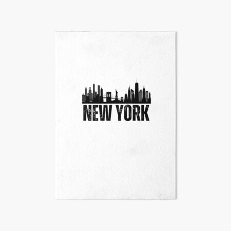 Artikel-Vorschau von Skyline-Silhouette von New York, designt und verkauft von GeoChic.