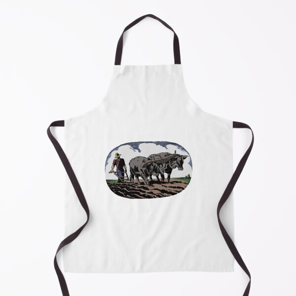 Item preview, Farmer plowing the field designed and sold by Sketchbook Shop.