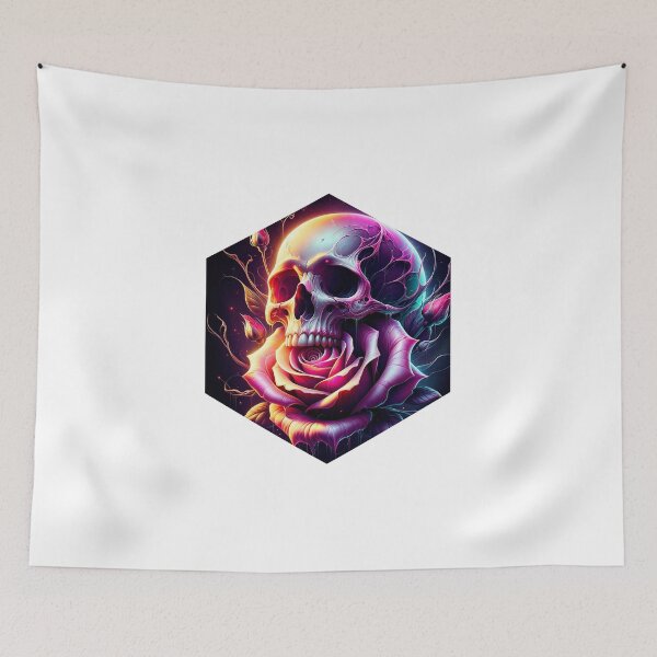 Item preview, Skull and Rose designed and sold by AbsoluteA.