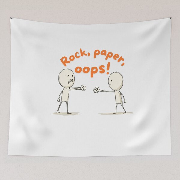 Item preview, Rock, Paper, Oops! designed and sold by PencilpictureT.