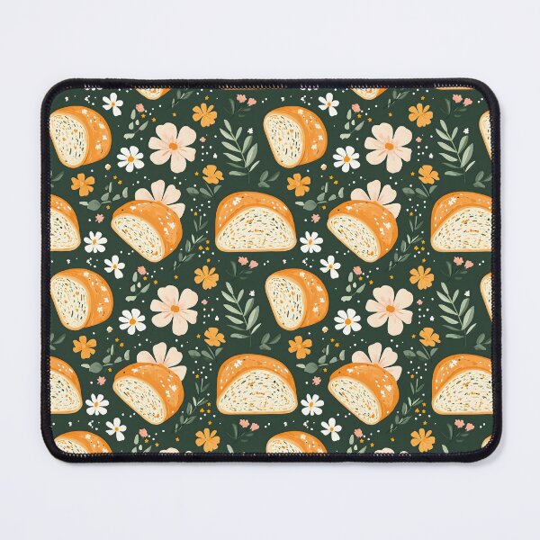 Item preview, Sourdough Bread Seamless Floral Pattern designed and sold by palaco210.