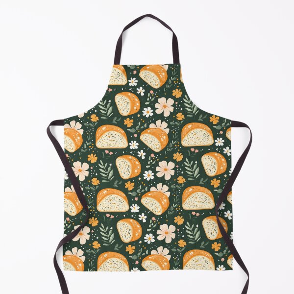 Item preview, Sourdough Bread Seamless Floral Pattern designed and sold by palaco210.