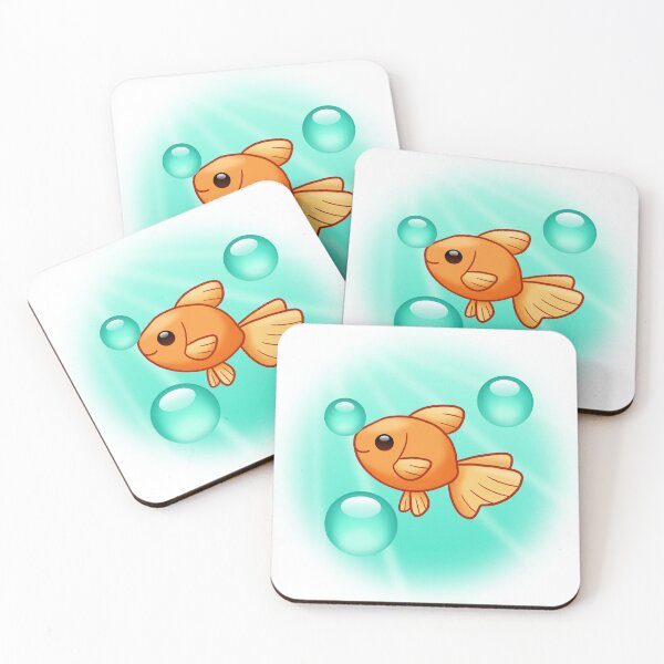 Item preview, Kawaii Frutiger Goldfish designed and sold by kittybox.