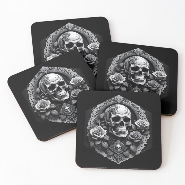 Item preview, Skull and Rose designed and sold by AbsoluteA.