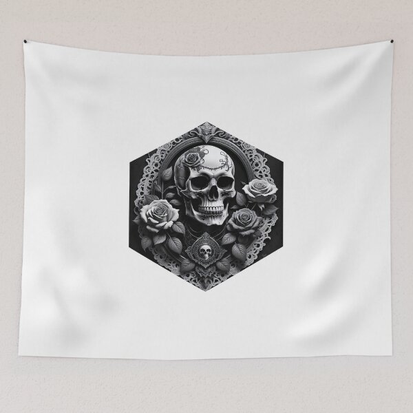 Item preview, Skull and Rose designed and sold by AbsoluteA.