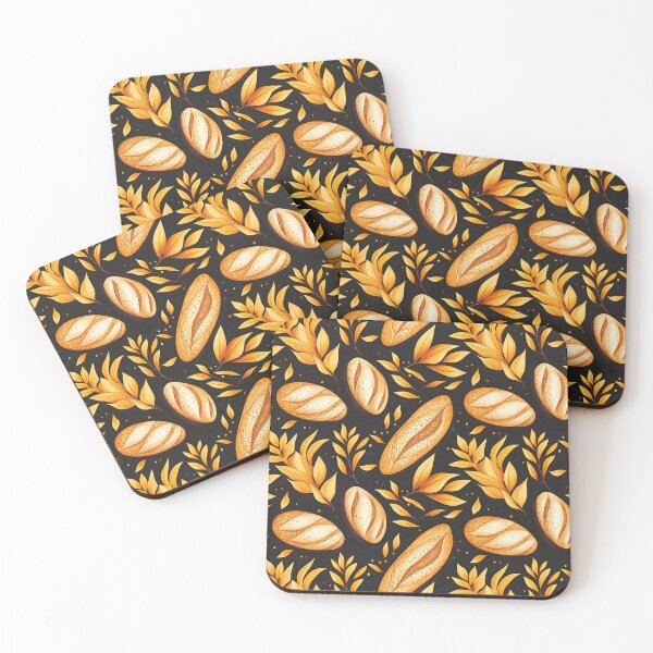 Item preview, Sourdough Bread Seamless Autumn Pattern designed and sold by palaco210.