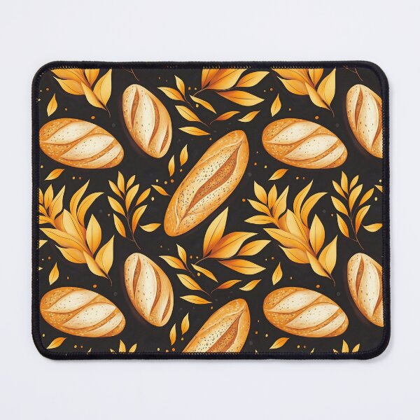 Item preview, Sourdough Bread Seamless Autumn Pattern designed and sold by palaco210.