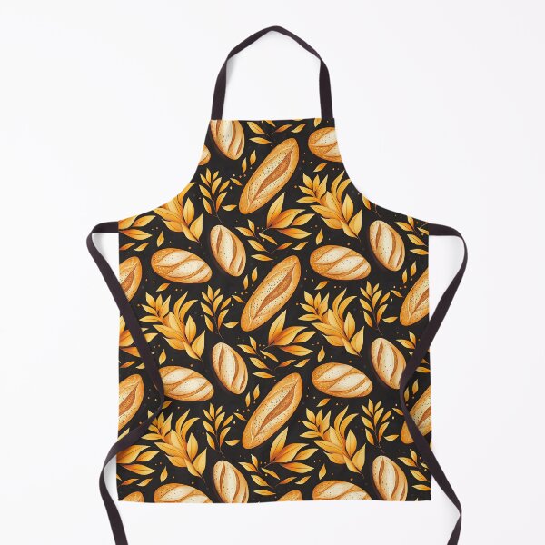Item preview, Sourdough Bread Seamless Autumn Pattern designed and sold by palaco210.