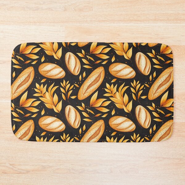 Item preview, Sourdough Bread Seamless Autumn Pattern designed and sold by palaco210.