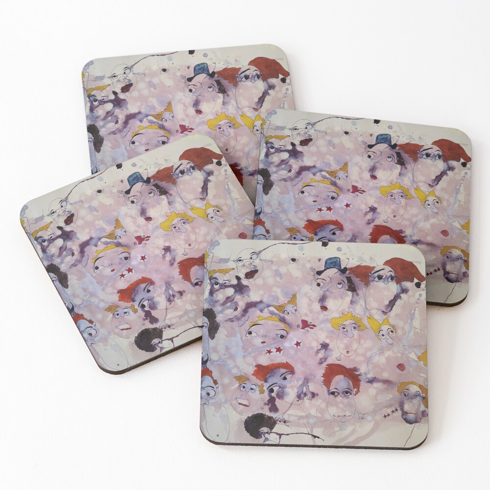 Item preview, Coasters (Set of 4) designed and sold by Rorschach68.