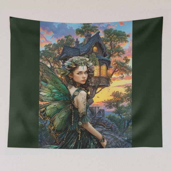 Item preview, ENJOYING THE SUNSET OUTSIDE HER HOME designed and sold by Tammera.