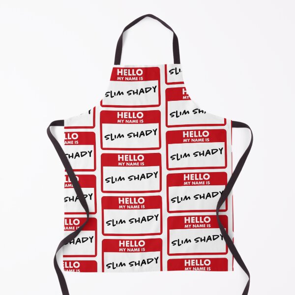 Item preview, Hello - My Name is Slim Shady name tag designed and sold by PIXEL POP DESIGNS - Beyond the Norm!.