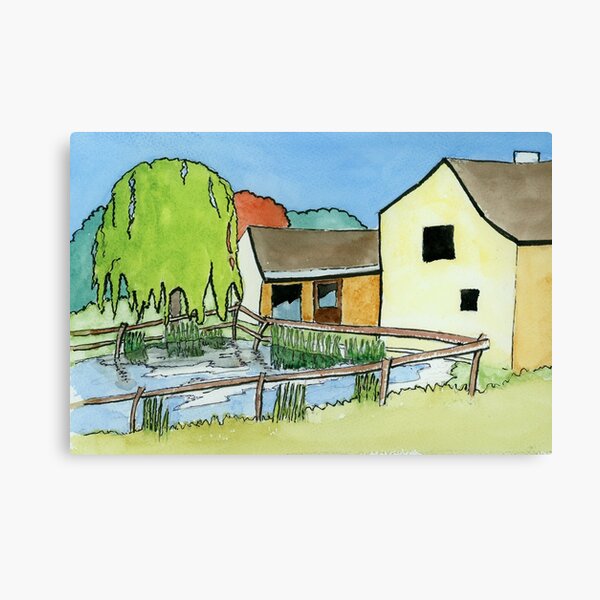 The Owl in the Oak Cafe Canvas Print