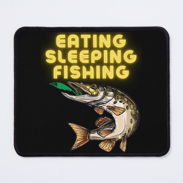 Item preview, Eating Sleeping Fishing Pike Bait Spinner Funny Gifts Mr.Lipsky designed and sold by Mr-Lipsky.
