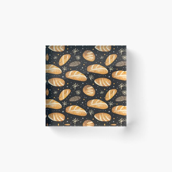 Item preview, Sourdough Bread Seamless Winter Pattern designed and sold by palaco210.