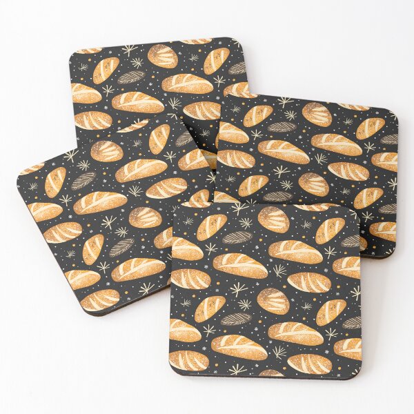 Item preview, Sourdough Bread Seamless Winter Pattern designed and sold by palaco210.