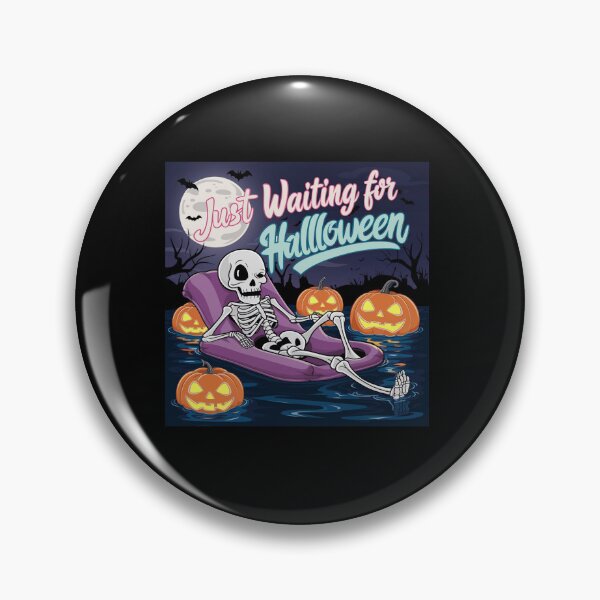 Item preview,  Skeleton Spooky Halloween Pumpkin party horror lover scary designed and sold by BHMARTS.