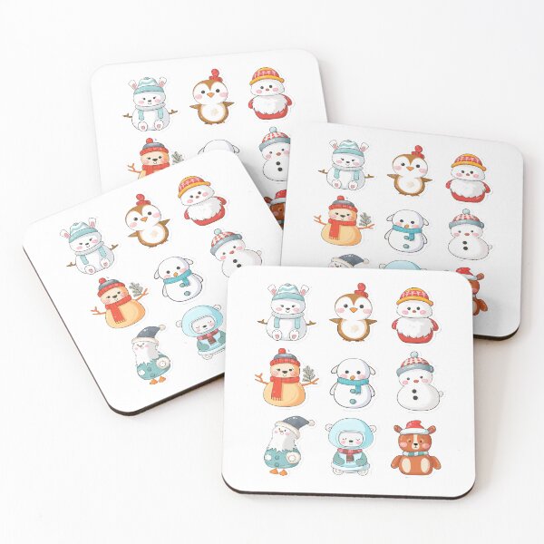 Item preview, Cute Snowman  Sticker set designed and sold by DigiHouse.