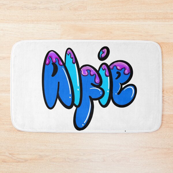 Item preview, Alfie name in blue and purple Top 10 best personalized gifts boys and men  personalised Graffiti name Alfie designed and sold by Artonmytee.