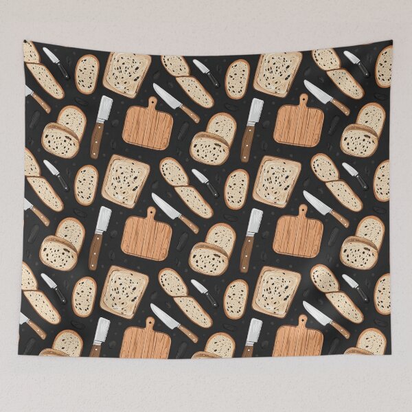 Item preview, Sourdough Bread Seamless Pattern designed and sold by palaco210.