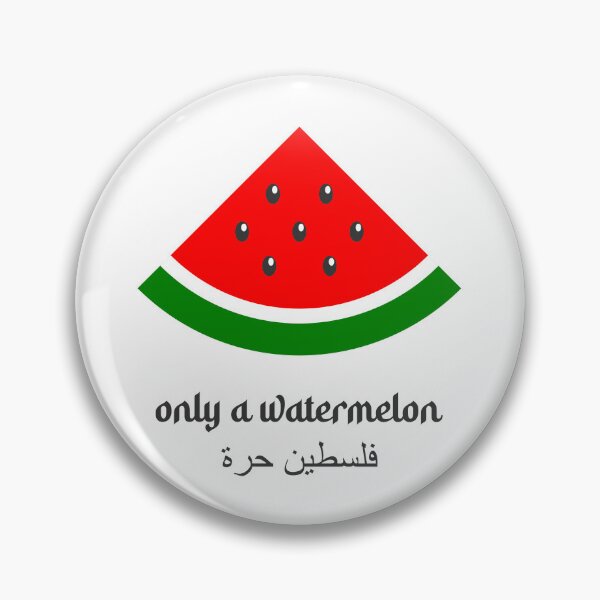 Item preview, Only a watermelon - Free Palestine (White) designed and sold by moortas.