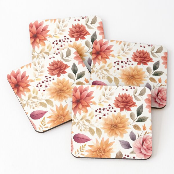 Item preview, Vintage Fall Floral designed and sold by GiraffeCreative.