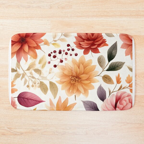 Item preview, Vintage Fall Floral designed and sold by GiraffeCreative.